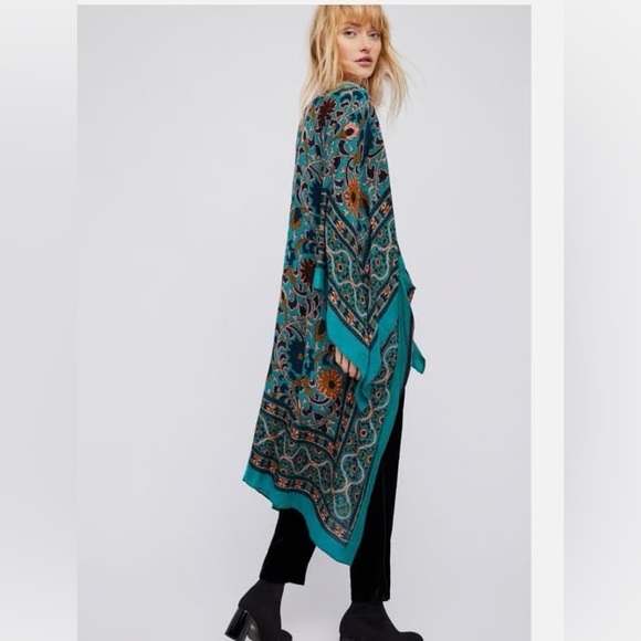 Free People Magic Dance Kimono duster handkerchief flowy fairy - Picture 1 of 10